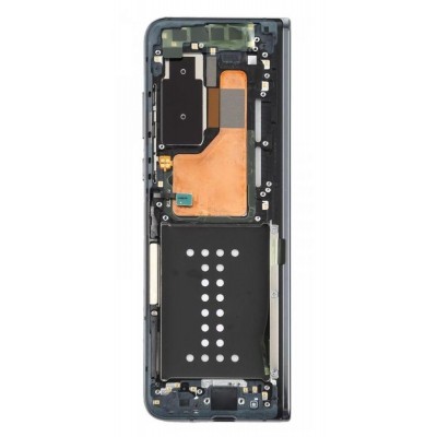 Lcd Frame Middle Chassis For Samsung Galaxy Fold Black By - Maxbhi Com