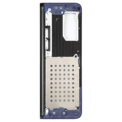 Lcd Frame Middle Chassis For Samsung Galaxy Fold Blue By - Maxbhi Com