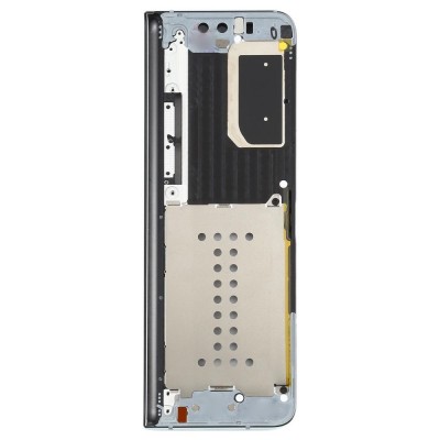 Lcd Frame Middle Chassis For Samsung Galaxy Fold Silver By - Maxbhi Com