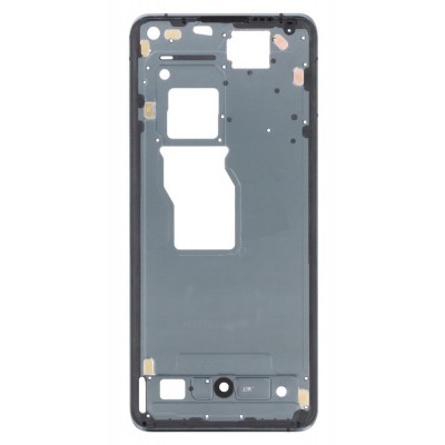 Lcd Frame Middle Chassis For Oppo Find X3 Pro Black By - Maxbhi Com