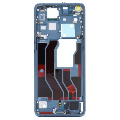 Lcd Frame Middle Chassis For Oppo Find X3 Pro Blue By - Maxbhi Com