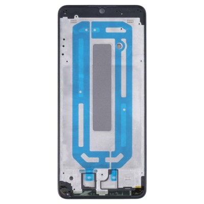 Lcd Frame Middle Chassis For Samsung Galaxy M22 Black By - Maxbhi Com
