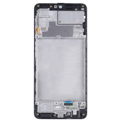Lcd Frame Middle Chassis For Samsung Galaxy M22 Black By - Maxbhi Com