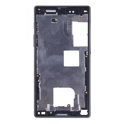 Lcd Frame Middle Chassis For Sony Xperia Z5 Black By - Maxbhi Com