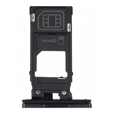 Sim Card Holder Tray For Sony Xperia Xz2 Premium Black - Maxbhi Com