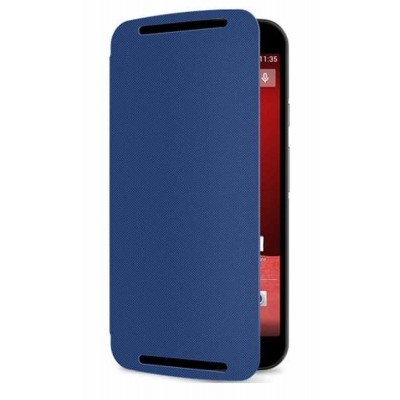 Flip Cover for Motorola Moto G (2nd Gen) Dual SIM - Blue