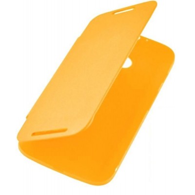 Flip Cover for Motorola Moto X2 - Yellow