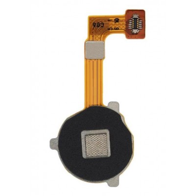Fingerprint Sensor Flex Cable For Oneplus Nord N100 Black By - Maxbhi Com