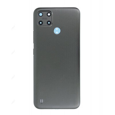 Back Panel Cover For Realme C25 Black - Maxbhi Com