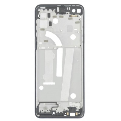 Lcd Frame Middle Chassis For Motorola One 5g Ace White By - Maxbhi Com