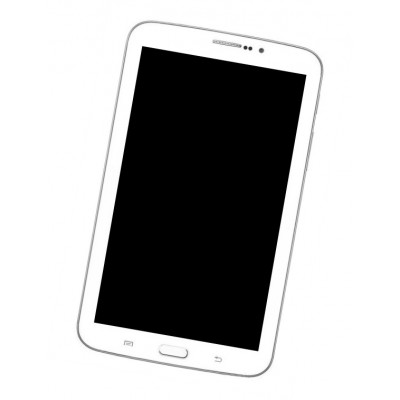 Home Button Complete For Samsung Galaxy Tab 3 7 0 White By - Maxbhi Com