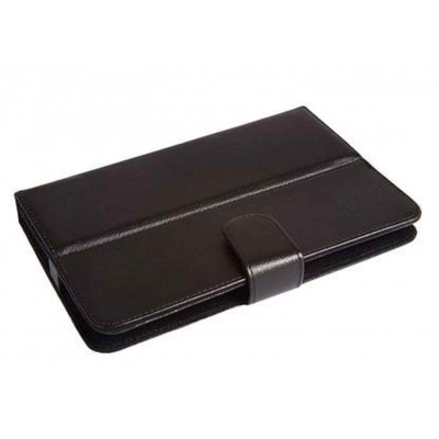 Flip Cover for Milagrow TabTop 7.4 MGPT04 16GB WiFi and 3G - Black Front And Silver Back