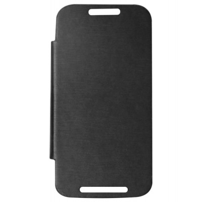 Flip Cover for Motorola New Moto E - Black