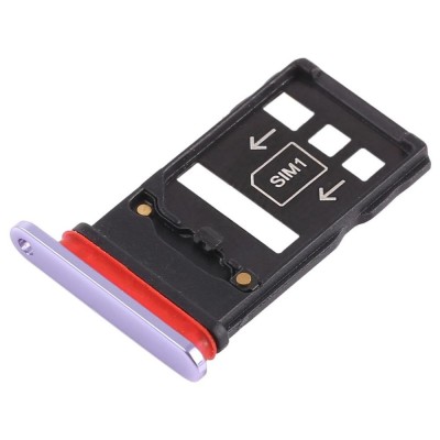 Sim Card Holder Tray For Huawei Mate 20 X Purple - Maxbhi Com