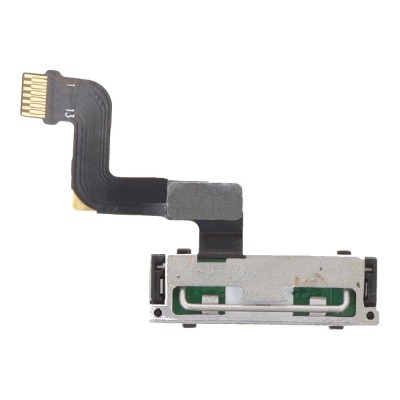Home Button Complete For Blackberry Key2 White By - Maxbhi Com