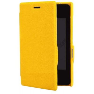 Flip Cover for Nokia Asha 500 RM-750 - Yellow
