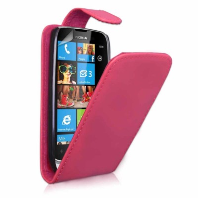 Flip Cover for Nokia Lumia 610 NFC - Magenta