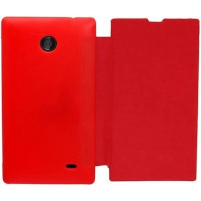 Flip Cover for Nokia X Plus + - Bright Red