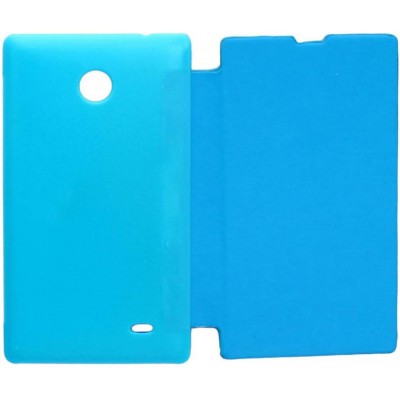 Flip Cover for Nokia X Plus + - Cyan