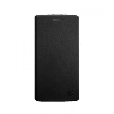 Flip Cover For Oneplus One Sandstone Black - Maxbhi.com