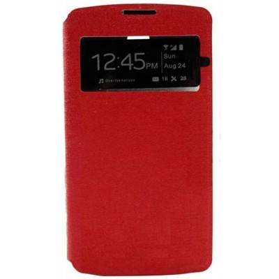 Flip Cover for Oppo R2001 Yoyo - Red