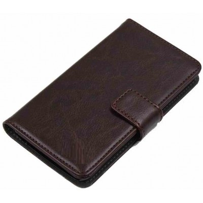 Flip Cover for Pantech Pocket P9060 - Coffee