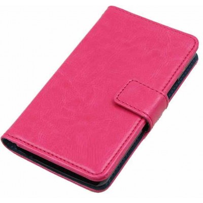 Flip Cover for Pantech Pocket P9060 - Rose Red