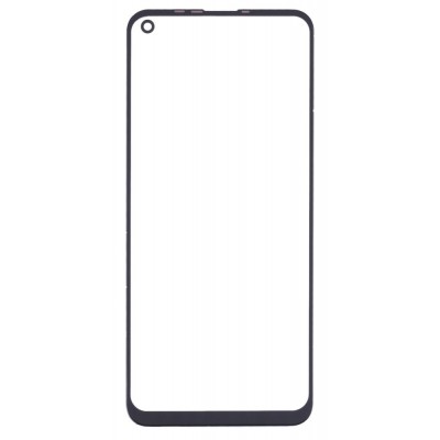 Replacement Front Glass For Infinix Note 7 Lite Black By - Maxbhi Com