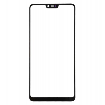 Replacement Front Glass For Oppo A3 Black By - Maxbhi Com