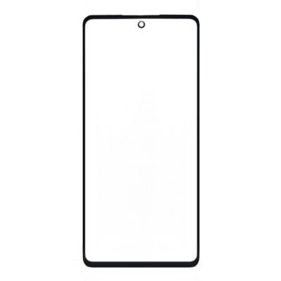 Replacement Front Glass For Samsung Galaxy M52 5g Black By - Maxbhi Com