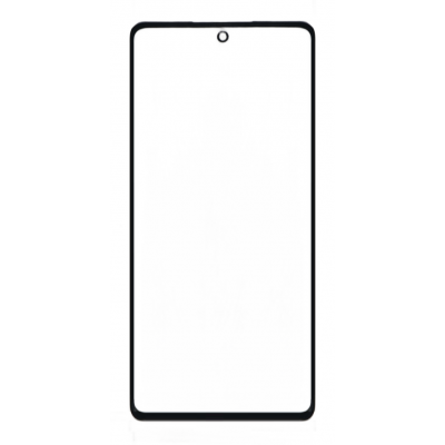 Replacement Front Glass For Samsung Galaxy M52 5g Black By - Maxbhi Com