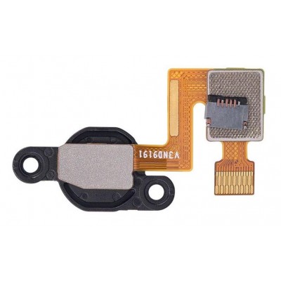 Fingerprint Sensor Flex Cable For Motorola Moto Z4 White By - Maxbhi Com
