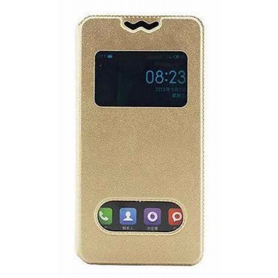 Flip Cover for Prestigio MultiPhone 5508 Duo - Gold