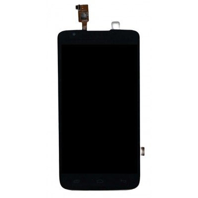 Lcd With Touch Screen For Micromax Bolt Q383 Black By - Maxbhi Com