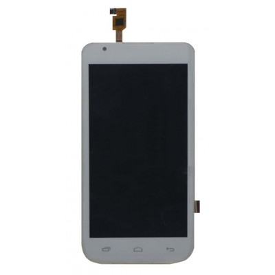Lcd With Touch Screen For Micromax Bolt Q383 White By - Maxbhi Com