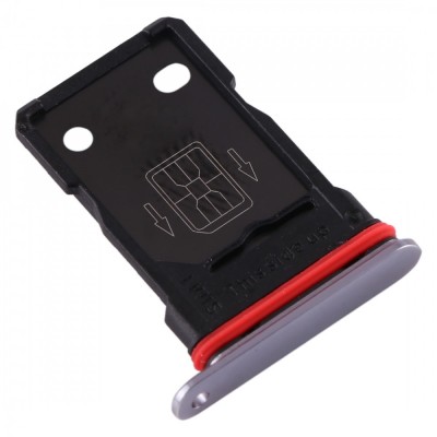 Sim Card Holder Tray For Oneplus 7t Silver - Maxbhi Com