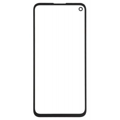 Replacement Front Glass For Google Pixel 4a Black By - Maxbhi Com
