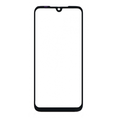 Replacement Front Glass For Xiaomi Redmi Note 7 Black By - Maxbhi Com