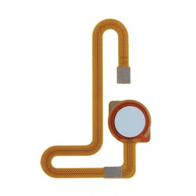 Fingerprint Sensor Flex Cable For Xiaomi Redmi Note 8 White By - Maxbhi Com