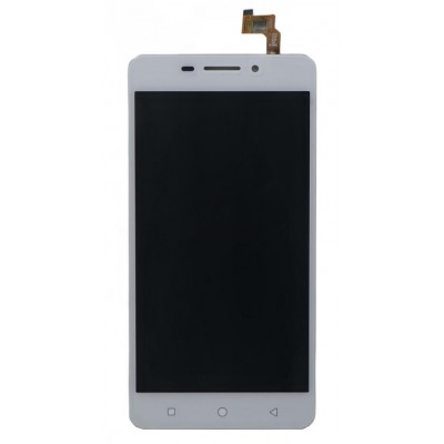 Lcd With Touch Screen For Intex Aqua Star 4g White By - Maxbhi Com