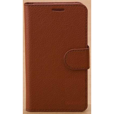 Flip Cover for Prestigio Multiphone 3450 Duo - Brown