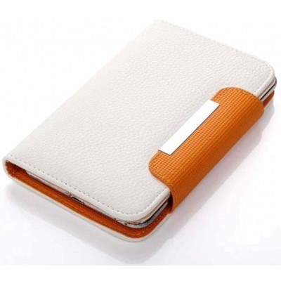 Flip Cover for Prestigio Multiphone 3502 Duo - White
