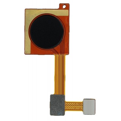 Fingerprint Sensor Flex Cable For Xiaomi Mi A2 Black By - Maxbhi Com