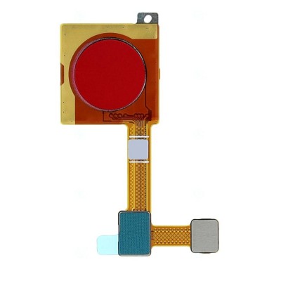 Fingerprint Sensor Flex Cable For Xiaomi Mi A2 Red By - Maxbhi Com