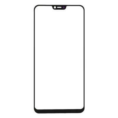 Replacement Front Glass For Vivo V9 Black By - Maxbhi Com