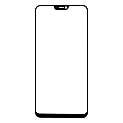 Replacement Front Glass For Vivo V9 Black By - Maxbhi Com