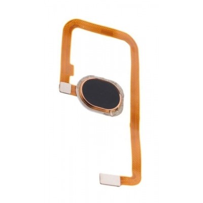 Fingerprint Sensor Flex Cable For Oppo A5s Ax5s Black By - Maxbhi Com