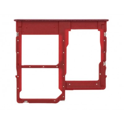Sim Card Holder Tray For Samsung Galaxy A31 Red - Maxbhi Com