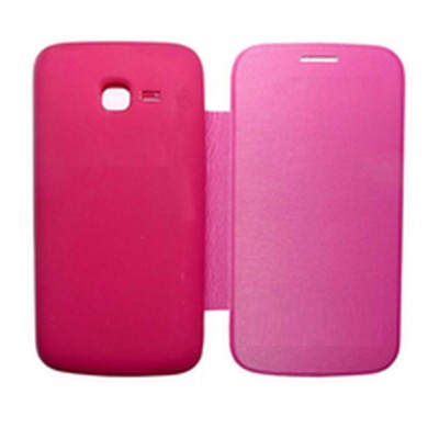 Flip Cover for Samsung Champ Deluxe Duos - Pink
