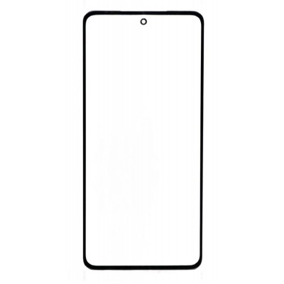Replacement Front Glass For Motorola Moto G82 5g Black By - Maxbhi Com